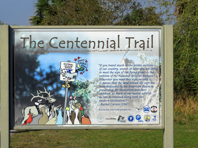!!!!centennail-trail-sign