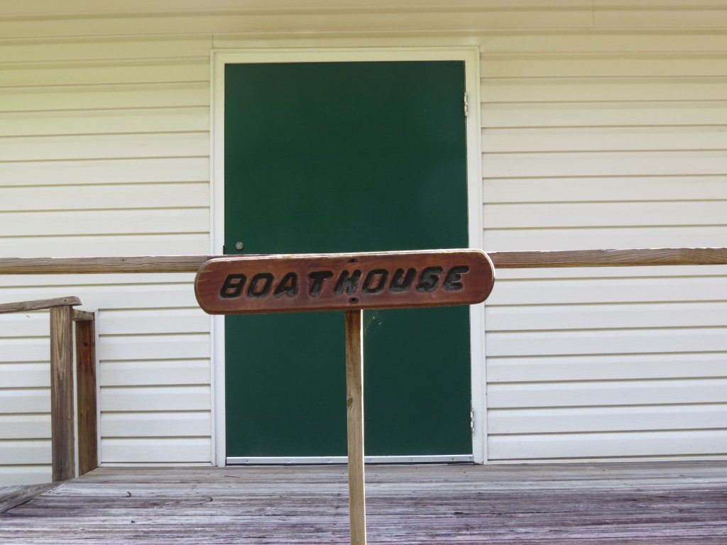 boathouse sign